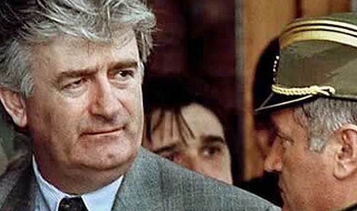 Radovan ‪Karadžić and Ratko Mladić, who is also indicted for war crimes and genocide, during the Yugoslav war. Photo: AP, obtained at flickr.com by The Advocacy Project under CC license CC BY-NC-ND 2.0